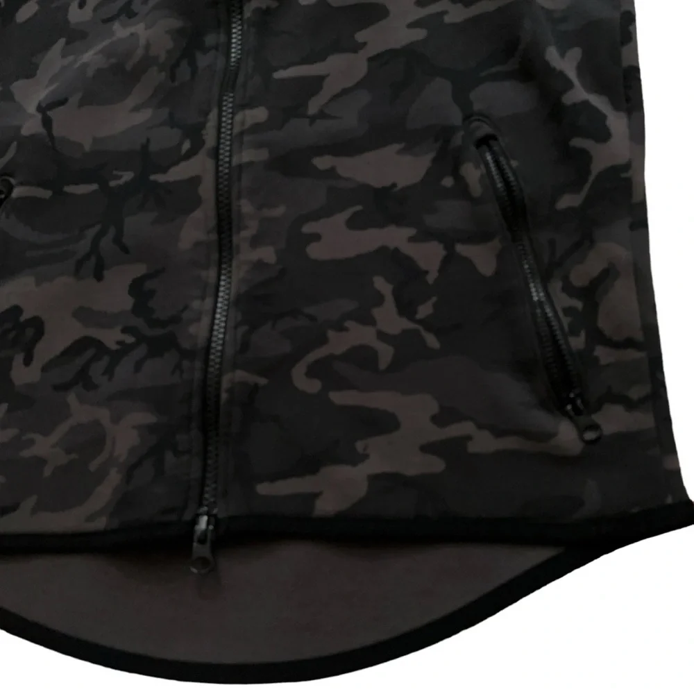 Nike Jacket Mens Size S Tech Fleece Windrunner Full-Zip Green Camo 694004-233